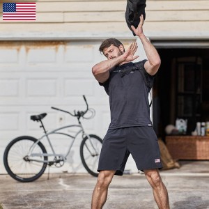 Black Men's Goruck Indestructible Training Length 7.5 Shorts | SG-476802-KXU