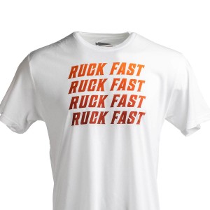 White Men's Goruck Ruck Fast T-Shirt | SG-827591-ISV