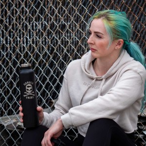 White Women's Goruck Cropped Hoodie | SG-082196-ZIV