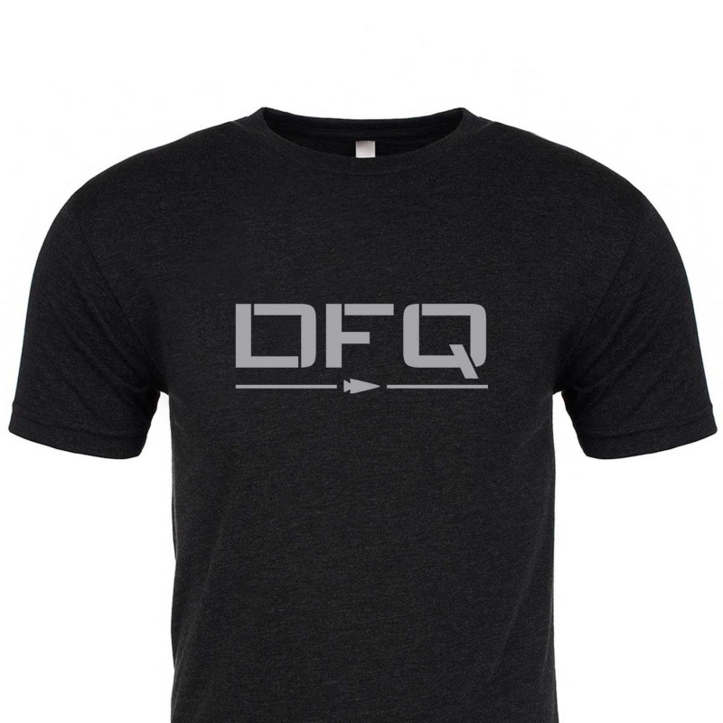 Black Men\'s Goruck DFQ T-Shirt | SG-489017-VEO