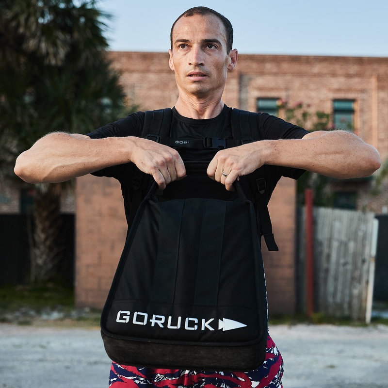 Black Men's Goruck Indestructible Performance Tops | SG-623158-PQW