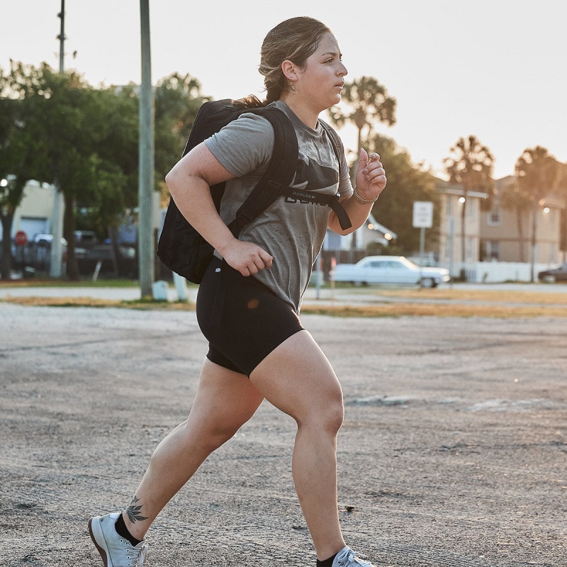 Black Women's Goruck Indestructible Biker Shorts | SG-829345-ITK