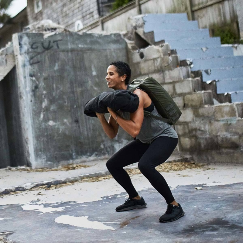 Black Women's Goruck Indestructible Tough Leggings | SG-975803-BJN