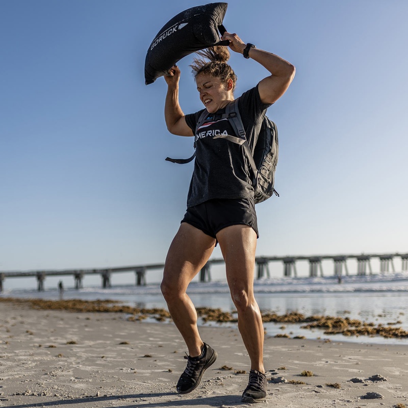 Black Women's Goruck Indestructible Training Shorts | SG-375180-BHW