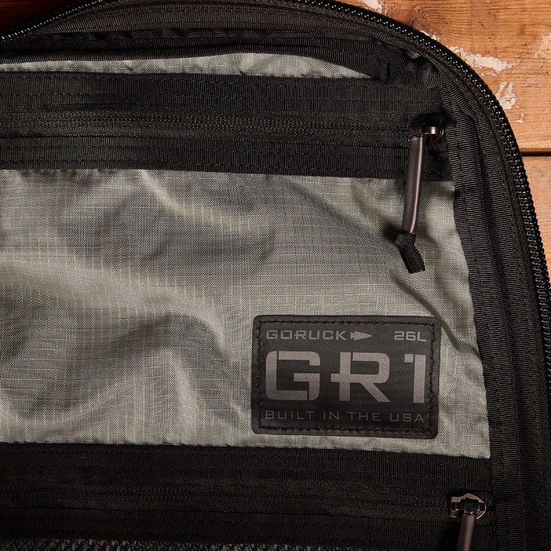 Black / Grey Accessories Goruck Ripstop ROBIC® Gr1 | SG-794623-KPC