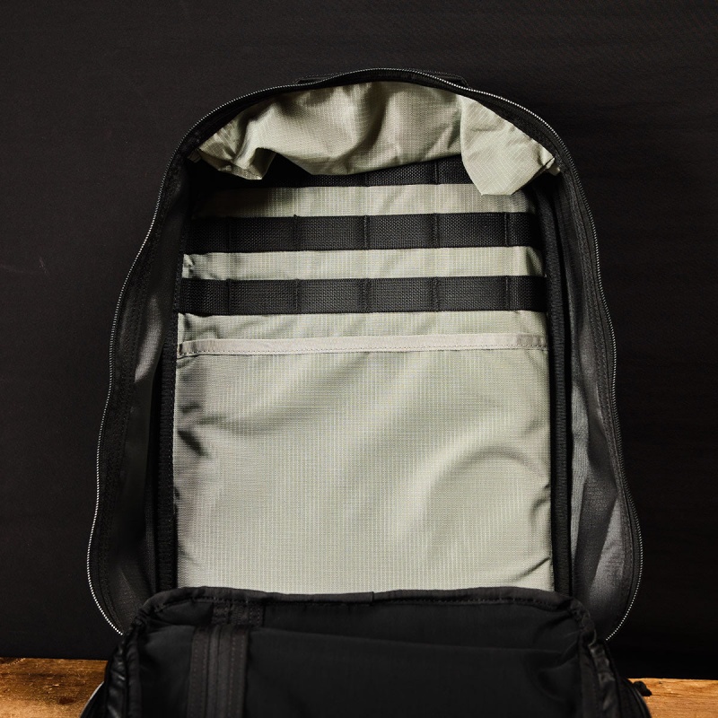 Black / Grey Accessories Goruck Ruck Double Compartment Ripstop ROBIC® Bullet | SG-653712-BJF