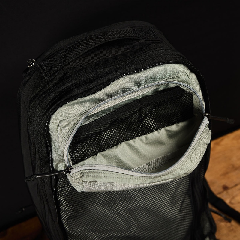 Black / Grey Accessories Goruck Ruck Double Compartment Ripstop ROBIC® Bullet | SG-043197-NDE