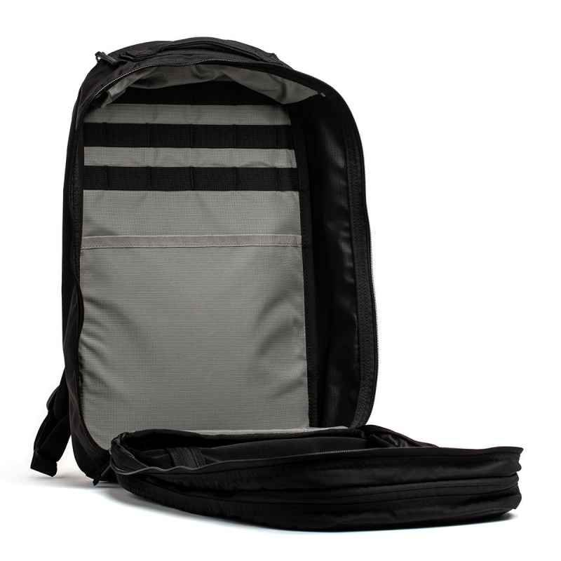 Black / Grey Accessories Goruck Ruck Double Compartment Ripstop ROBIC® Bullet | SG-043197-NDE