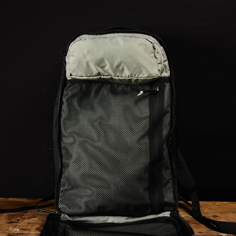 Black / Grey Accessories Goruck Ruck Double Compartment Ripstop ROBIC® Bullet | SG-043197-NDE