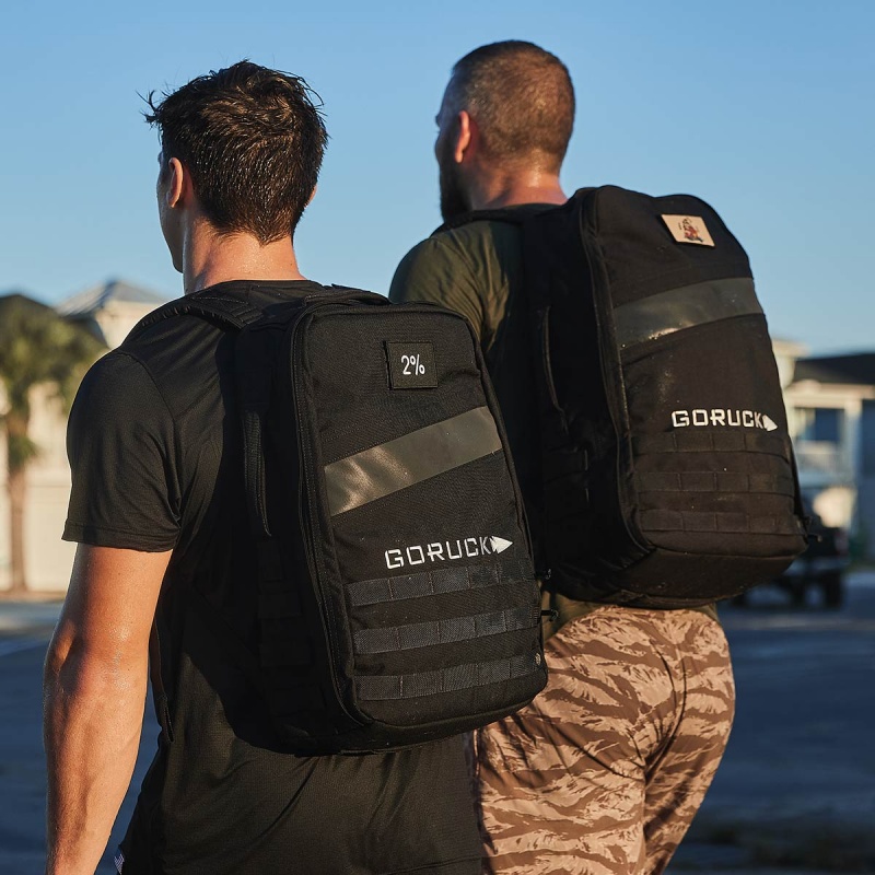 Black / Orange Accessories Goruck 4.0 20L Rucker | SG-148359-VTF