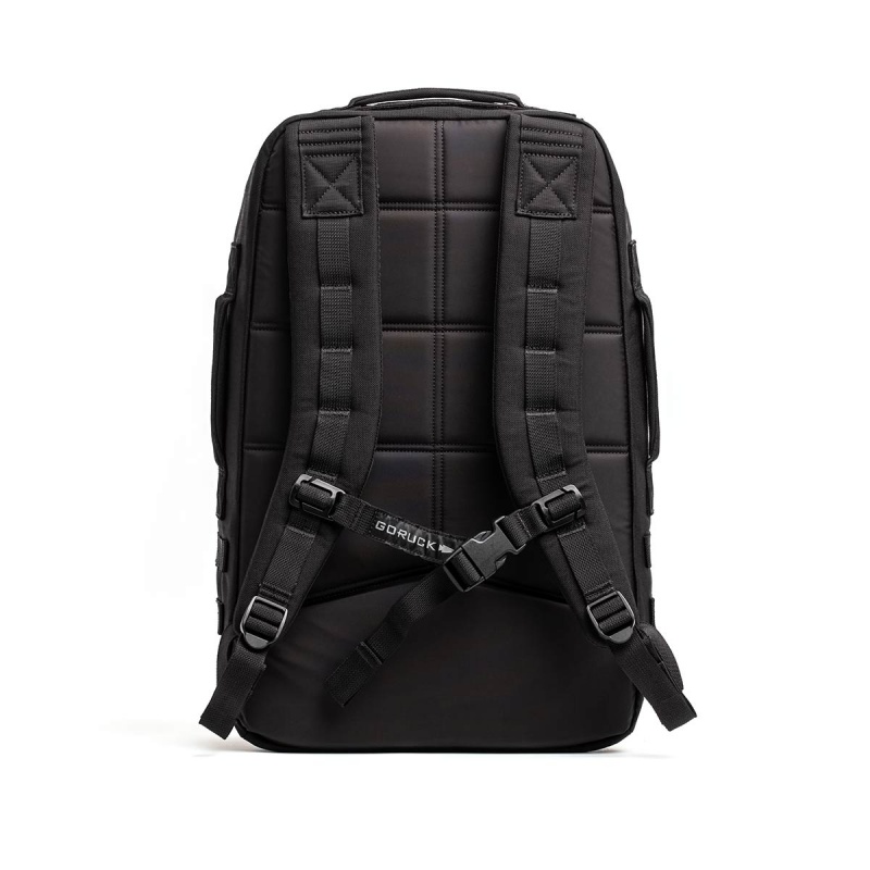 Black / Orange Accessories Goruck 4.0 25L Rucker | SG-436978-NBR