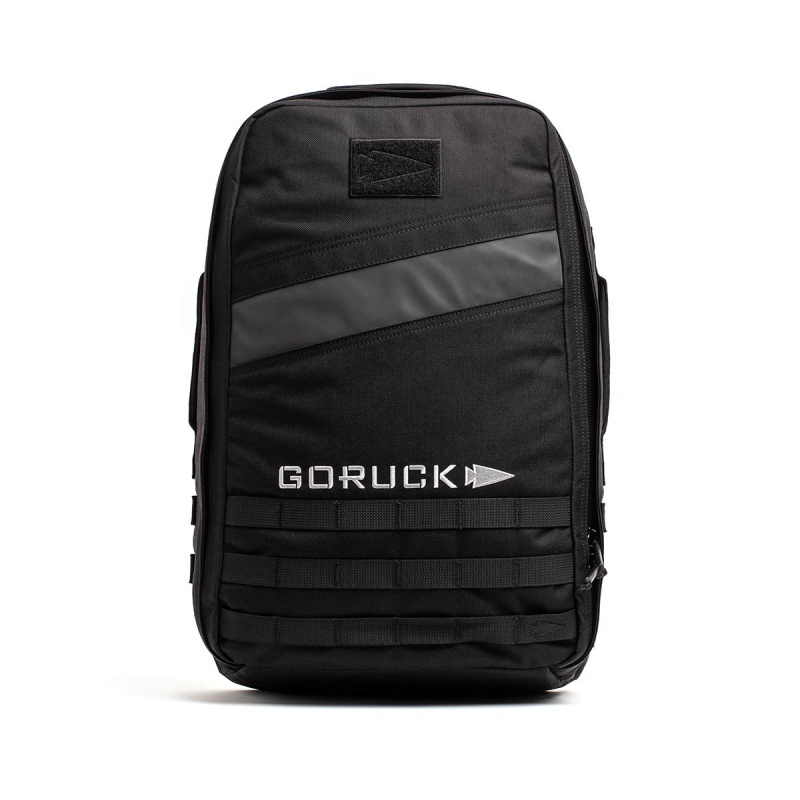 Black / Orange Accessories Goruck 4.0 25L Rucker | SG-436978-NBR