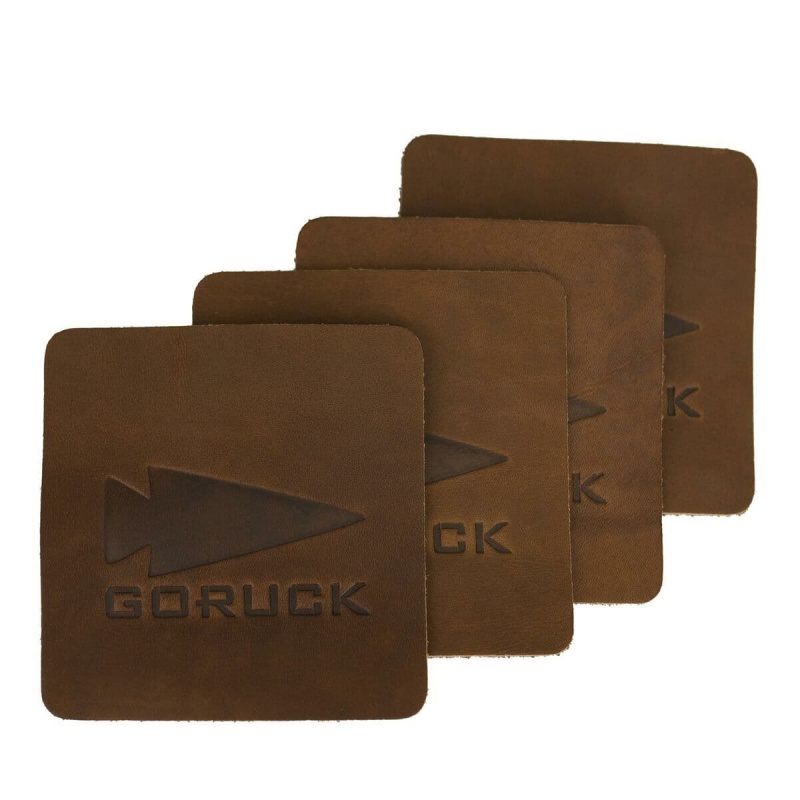 Brown Accessories Goruck Leather Spearhead Coaster Set (4x) Accessories | SG-294687-UEP