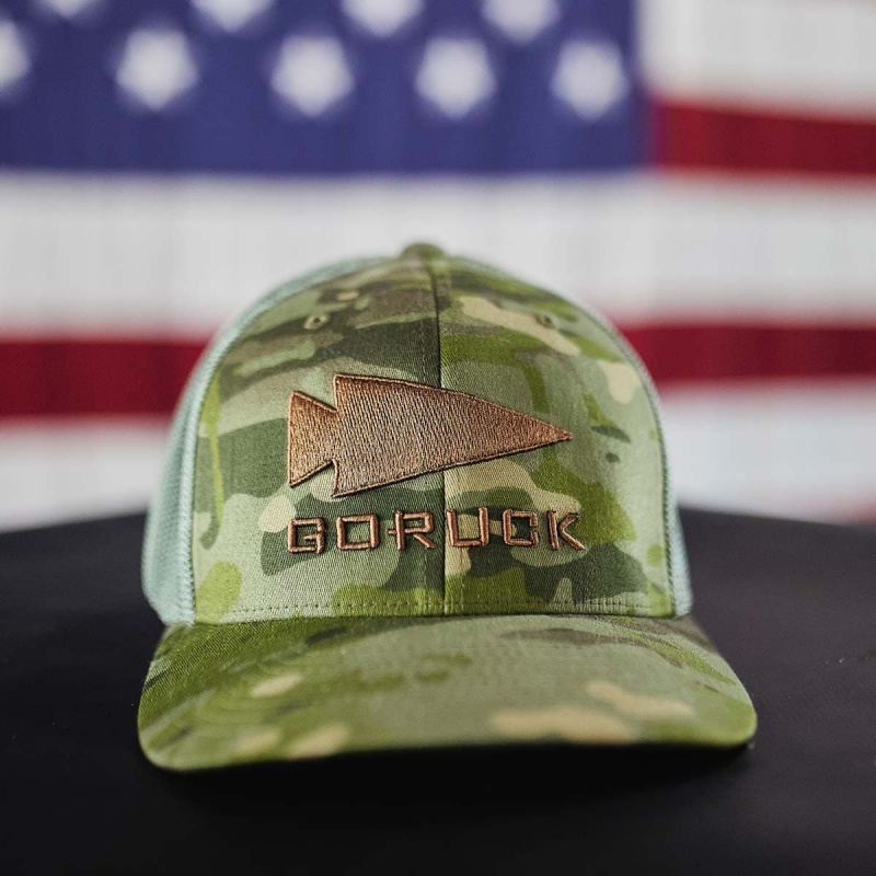 Camo Accessories Goruck Trucker (Flexfit) Tropic Multicam Hat | SG-270536-CPE