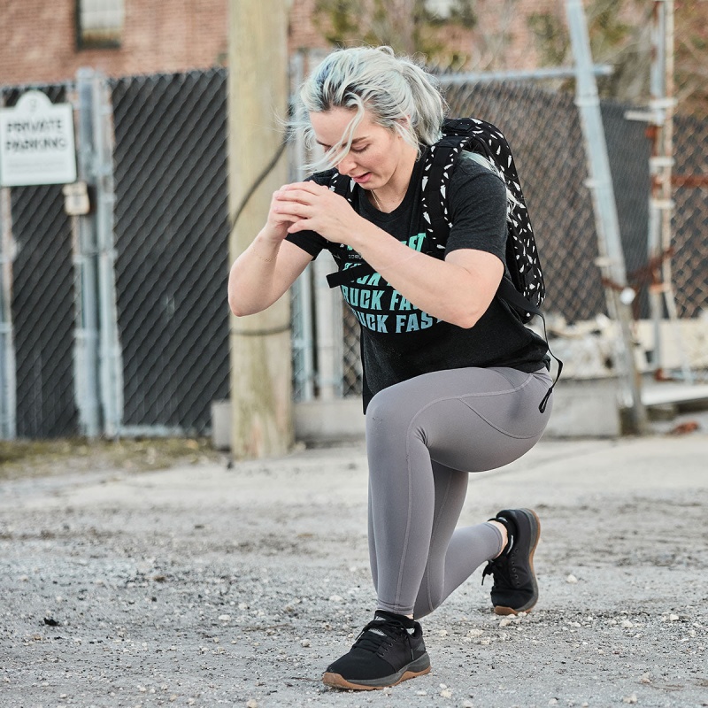 Dark Grey Women's Goruck Indestructible Tough / Pockets Leggings | SG-973056-PST