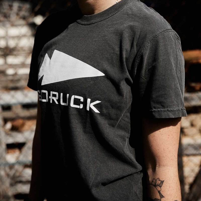 Dark Grey Women's Goruck Spearhead Heavyweight T-Shirt | SG-082957-SGK