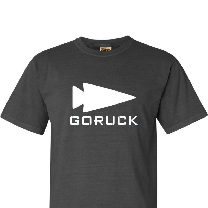 Dark Grey Women\'s Goruck Spearhead Heavyweight T-Shirt | SG-082957-SGK