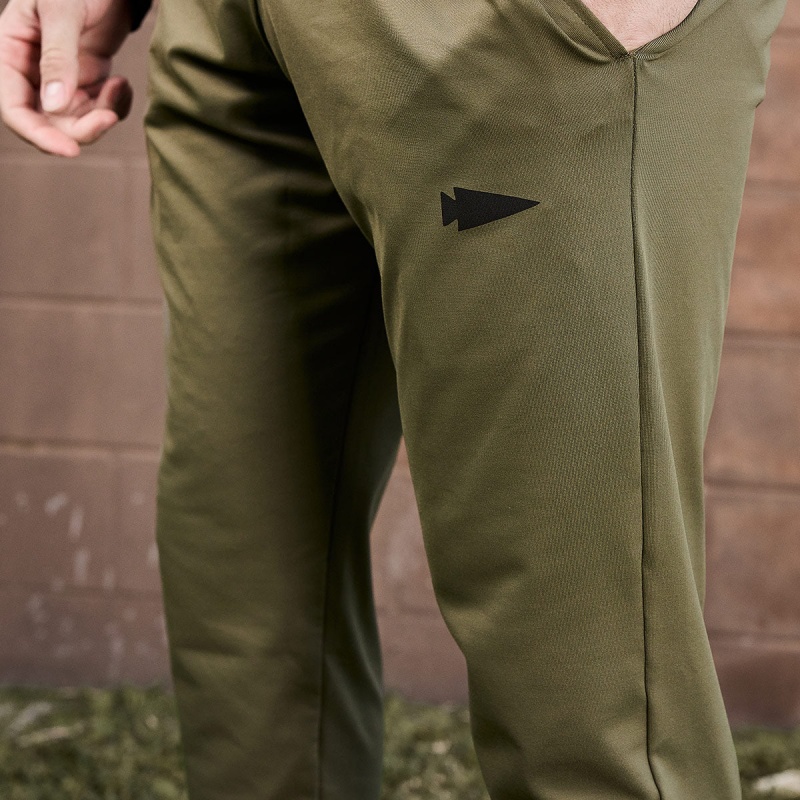 Green Men's Goruck Indestructible Performance Joggers Pants | SG-548201-RYP