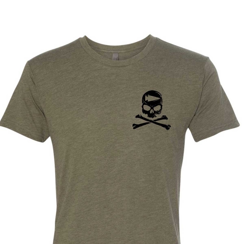 Green Men's Goruck Tribe T-Shirt | SG-621389-MEU