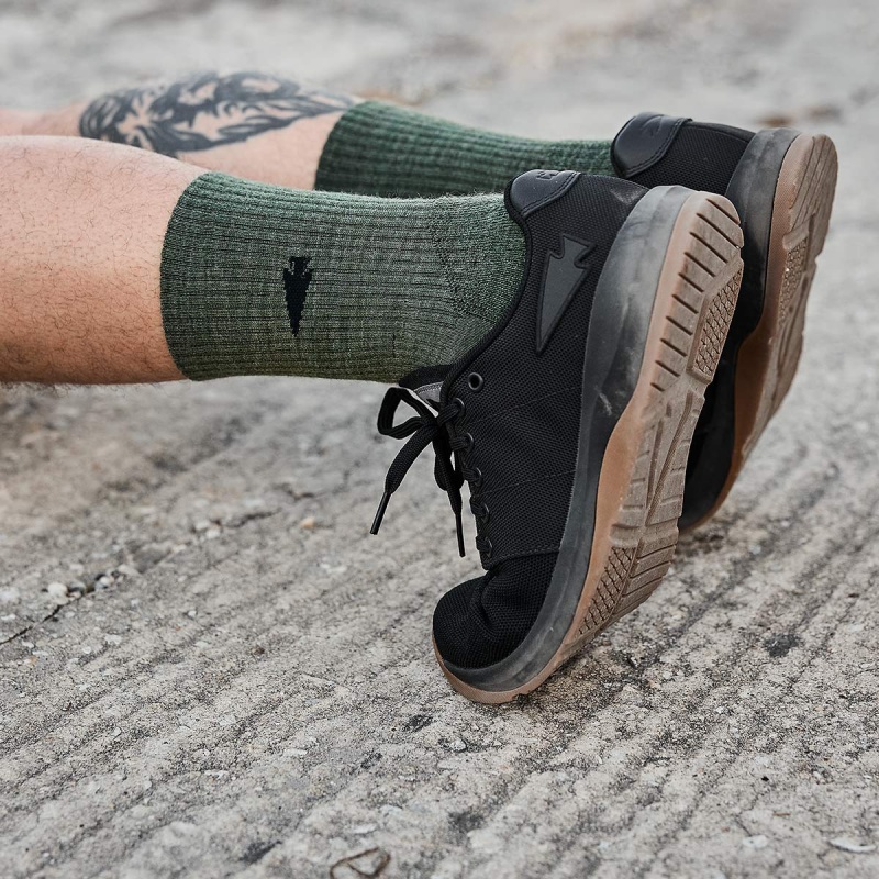 Green Women's Goruck Merino Challenge Socks | SG-392417-DHU