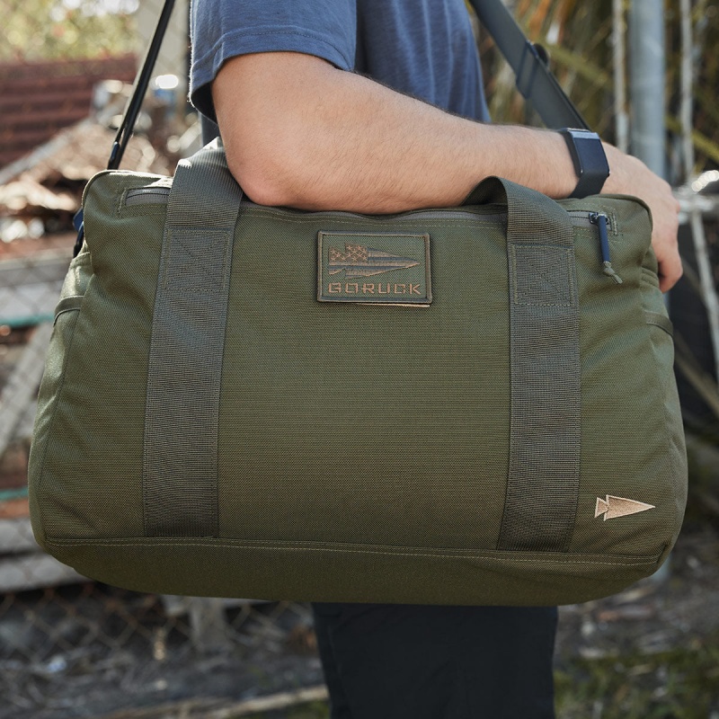 Green / Brown Accessories Goruck Kit (Includes Shoulder Strap) Bags | SG-543681-TLA