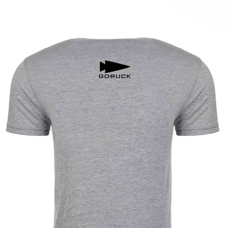 Grey Men's Goruck Embrace the Suck T-Shirt | SG-415086-MST