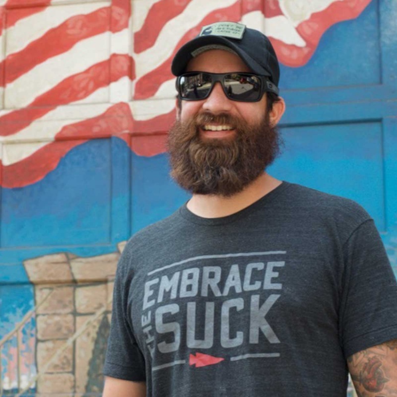 Grey Men's Goruck Embrace the Suck T-Shirt | SG-415086-MST