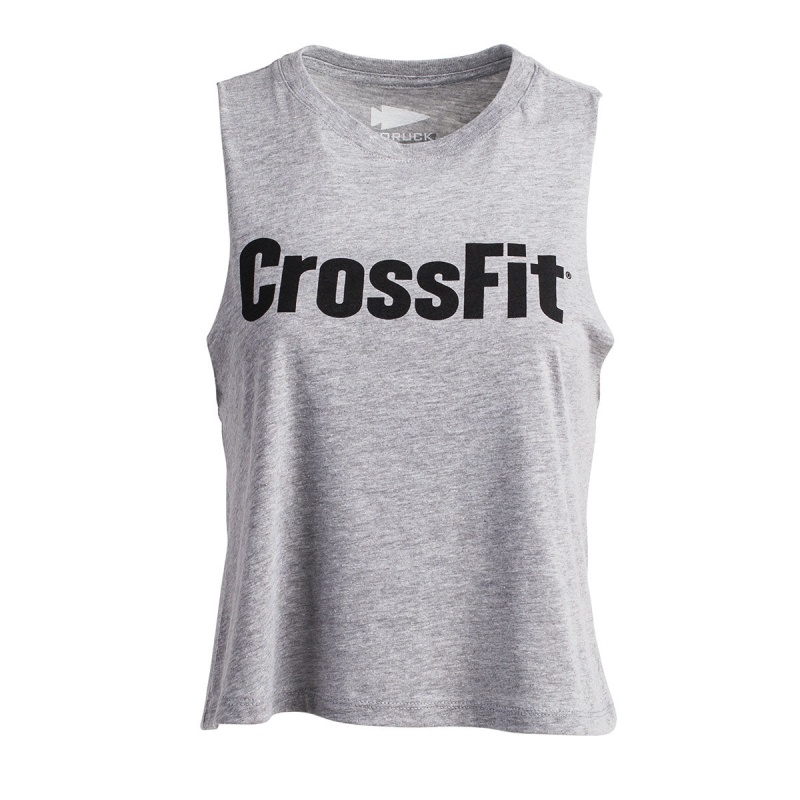 Grey Women\'s Goruck CrossFit Tank | SG-573281-GUR