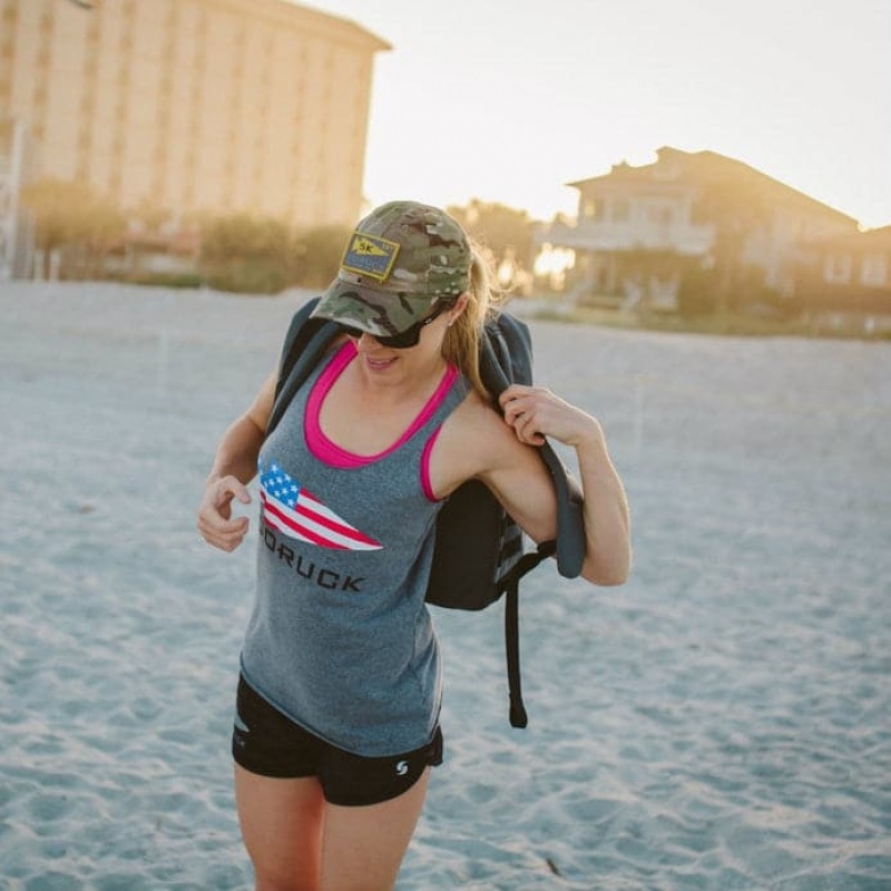 Grey Women's Goruck Tank | SG-976508-KVA