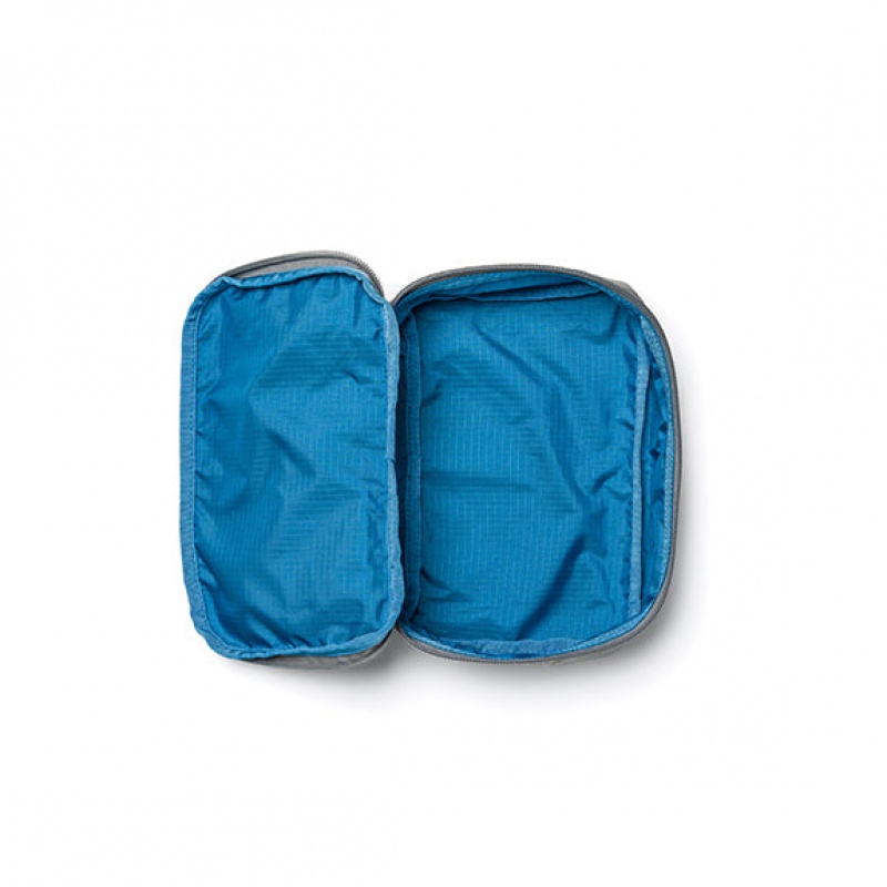 Grey / Blue Accessories Goruck Shadow Pockets Ripstop ROBIC® 3L Bags | SG-819725-SKN