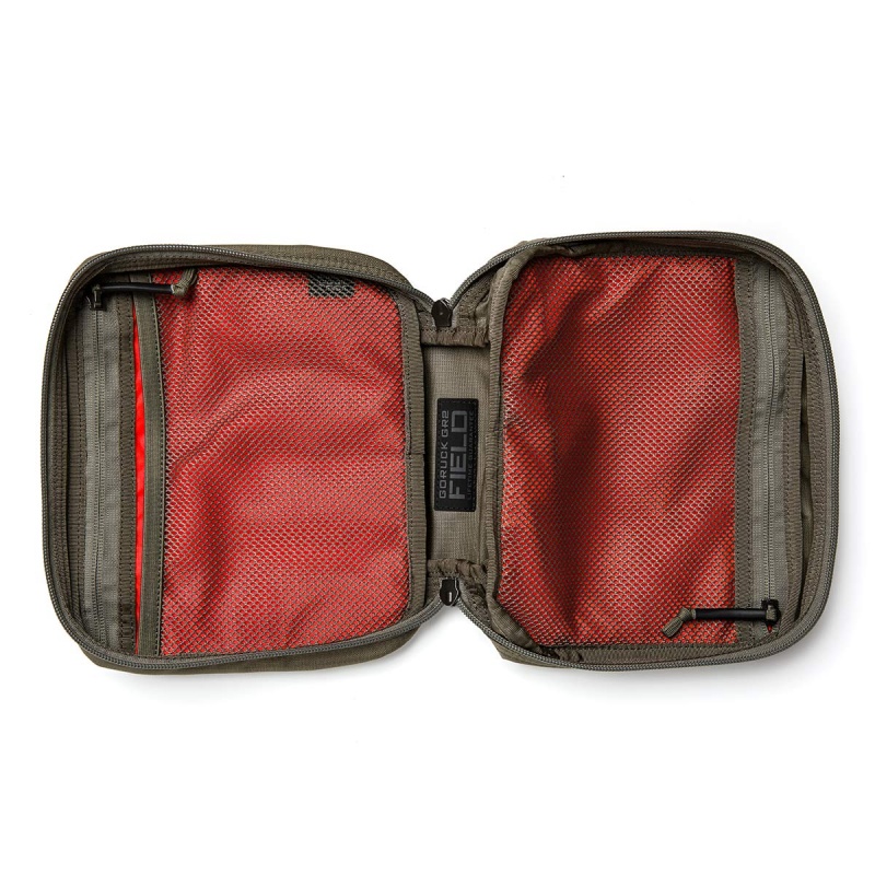 Grey / Orange Accessories Goruck Field Pocket Ripstop ROBIC® Gr2 | SG-094312-UYX