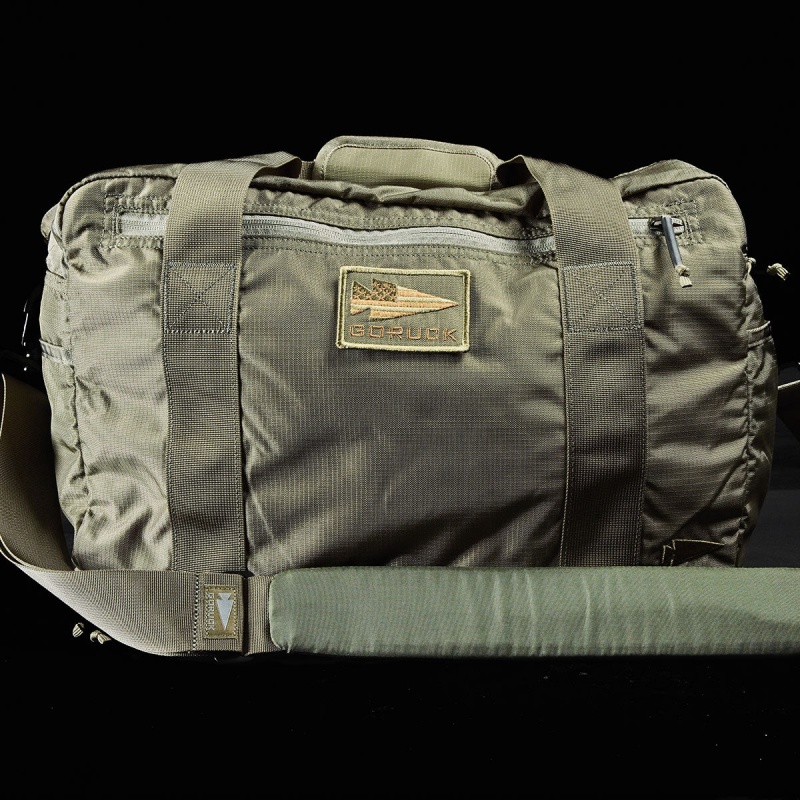 Grey / Orange Accessories Goruck Kit Bag / Shoe Compartment Ripstop ROBIC® (Includes Shoulder Strap) Bags | SG-159263-LRP