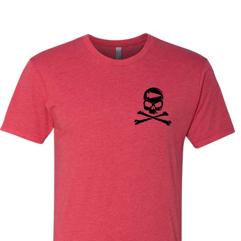 Red Men's Goruck Tribe T-Shirt | SG-018456-YDL